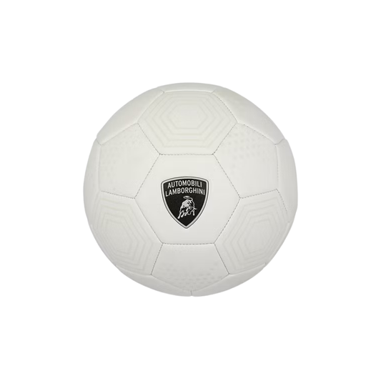 LAMBORGHINI #5 MACHINE SEWING PVC SOCCER BALL - WHITE - Medaid International