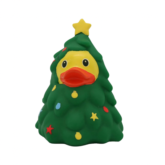 LILALU CHRISTMAS TREE DUCK GREEN/YELLOW SMALL - Medaid International