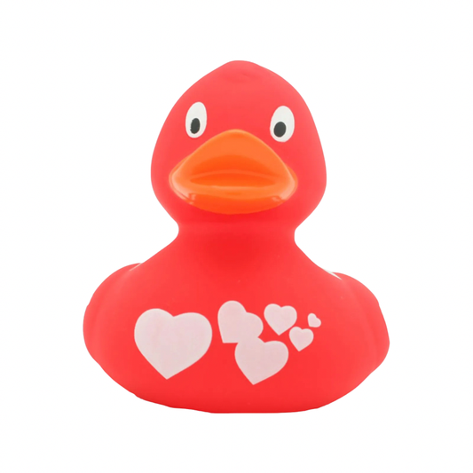LILALU RED DUCK WITH WHITE HEARTS SMALL - Medaid International