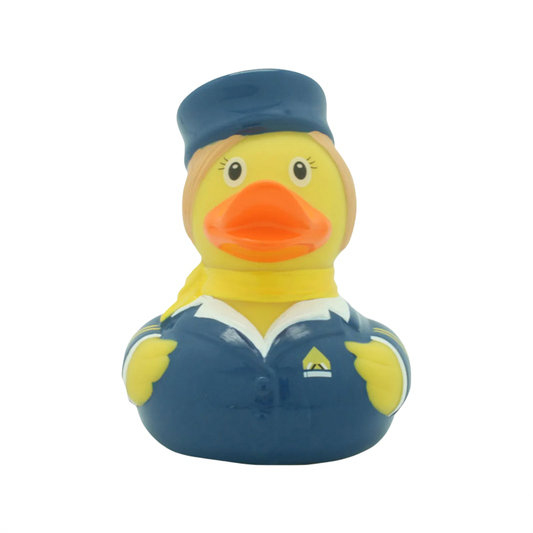 Lilalu-Bath Toy-Stewardess Duck -Blue/Yellow - Medaid International