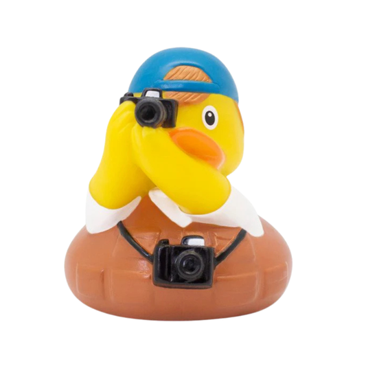 LILALU PHOTOGRAPHER RUBBER DUCK - SMALL - Medaid International