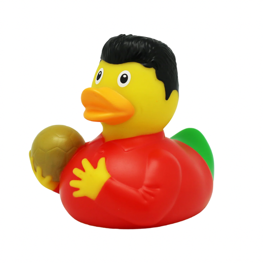 Football Star Duck, green - design by LILALU - Medaid International