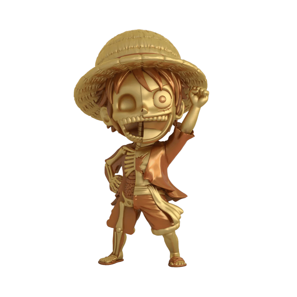 One Piece Luffy Treasure Gold XXRAY PLUS By MIGHTY JAXX - Medaid International