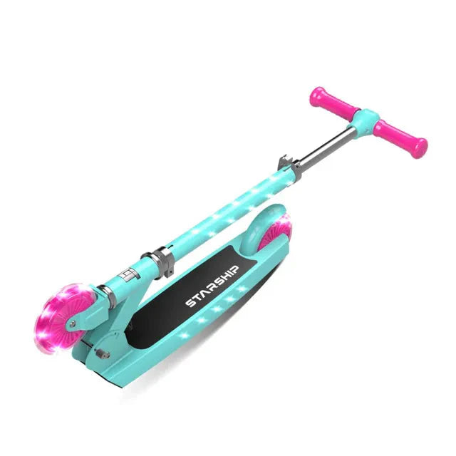 Lit Starship Bright Turquoise - 2 wheel scooter By Spartan - Medaid International