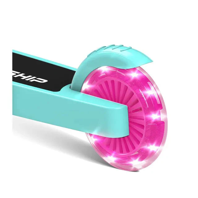 Lit Starship Bright Turquoise - 2 wheel scooter By Spartan - Medaid International
