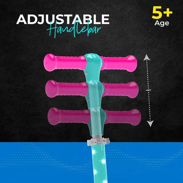 Lit Starship Bright Turquoise - 2 wheel scooter By Spartan - Medaid International