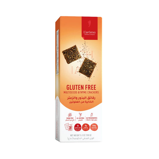 Gluten Free Multiseeds & Thyme Crackers - Medaid International
