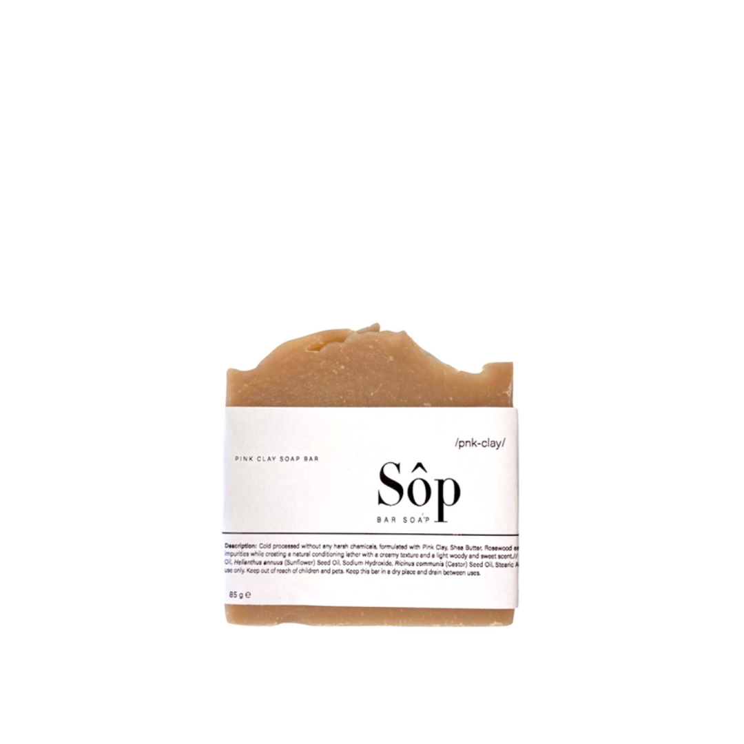 Atelier Beautanique Sop Pink Clay Bar - Medaid