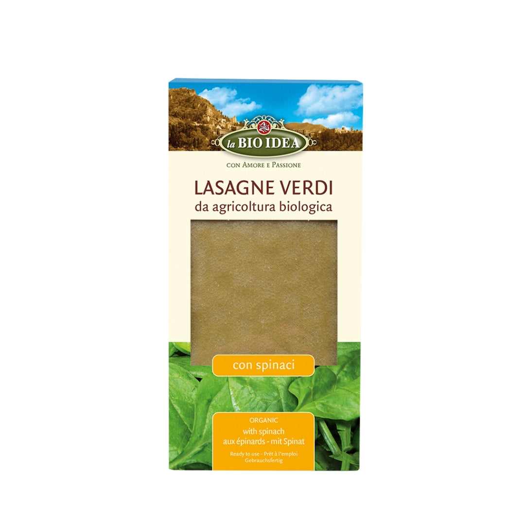 Organic White Lasagne With Spinach - Medaid International