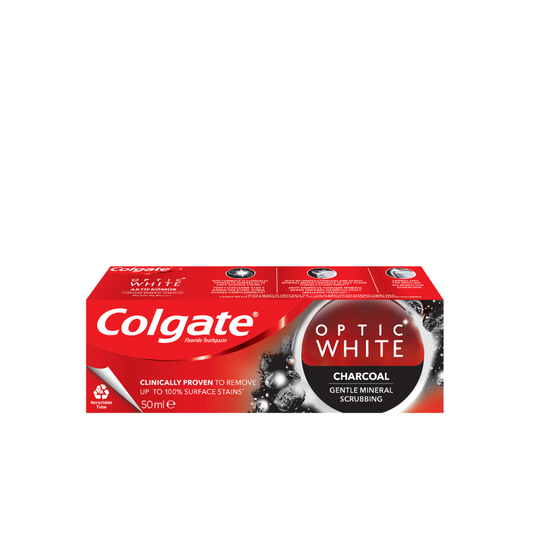 Colgate Toothpaste Optic Charcoal 50ml - Medaid - Lebanon