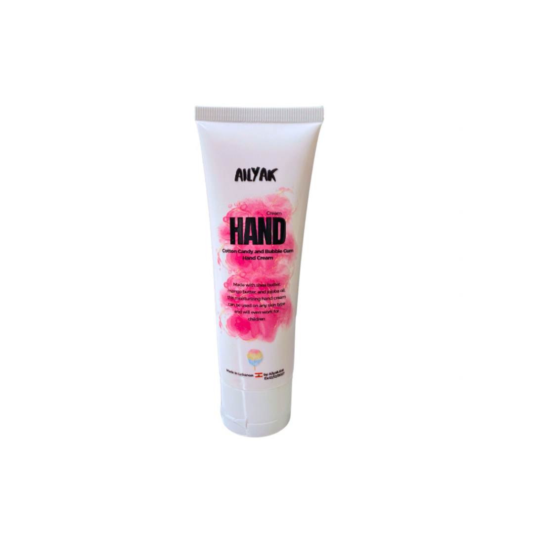 Ailyak Cotton Candy And Bubble Gum Hand Cream 100ml - Medaid - Lebanon