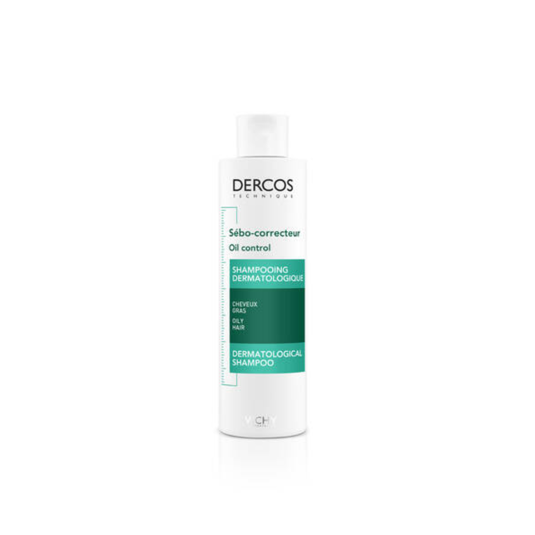 Vichy Dercos Oil Correct Shampoo For Oily Hair 200ml - Medaid - Lebanon
