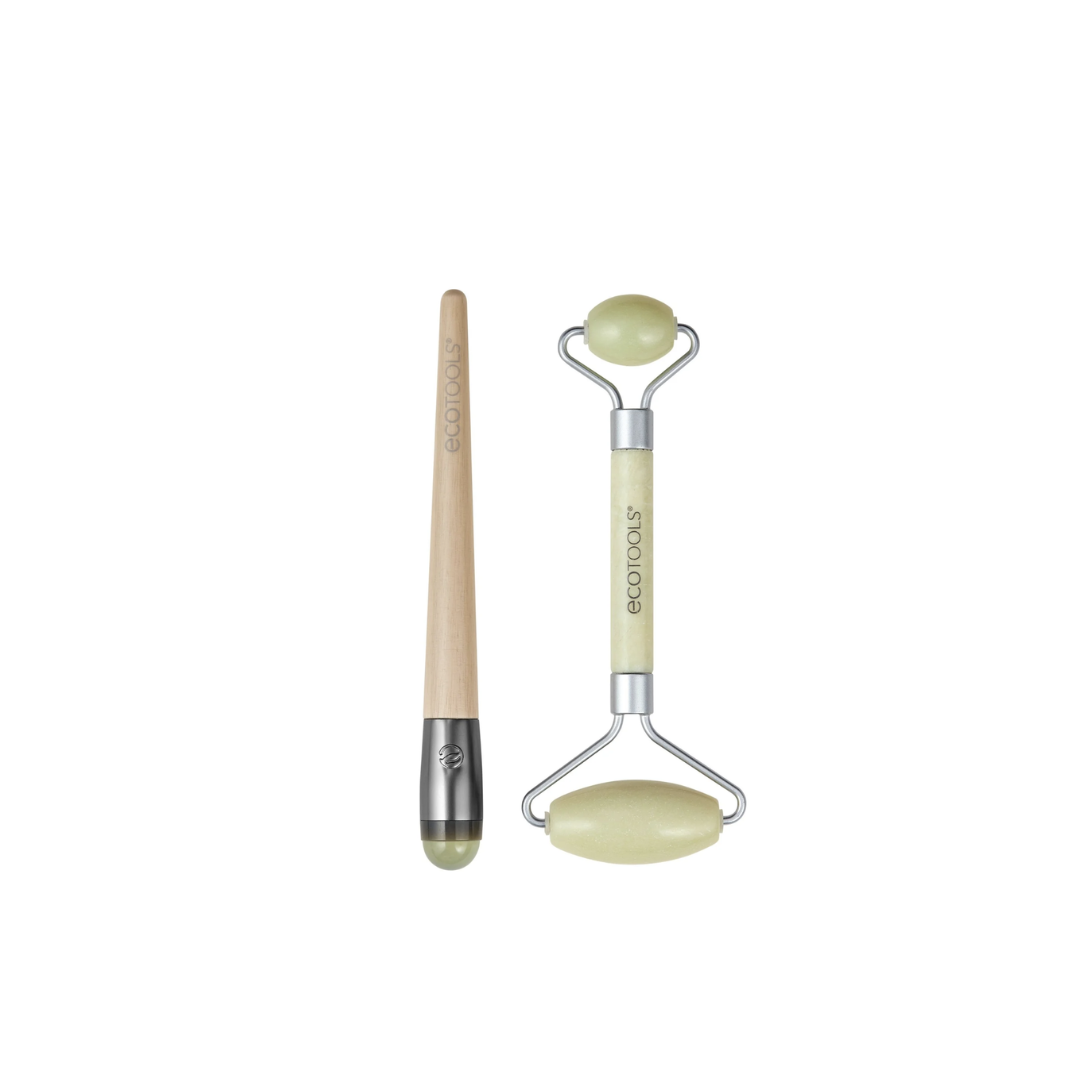 EcoTools Jade Facial Roller and Eye Roller Duo - Medaid