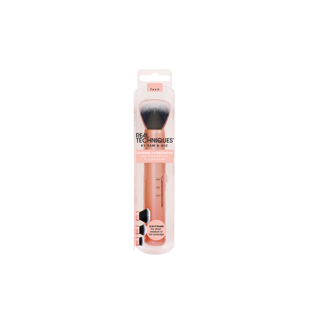Real Techniques Custom Complexion Foundation 3 In1 Makeup Brush - Medaid