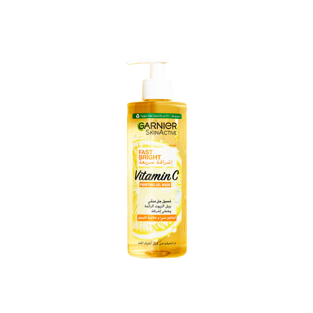 Garnier Fast Bright Face Wash With Vitamin C 400ml - Medaid - Lebanon