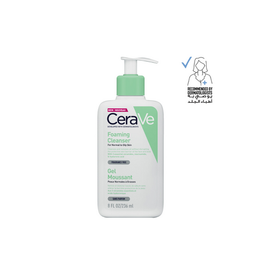 CeraVe Foaming Cleanser For Normal To Oily Skin With Hyaluronic Acid - Medaid - Lebanon