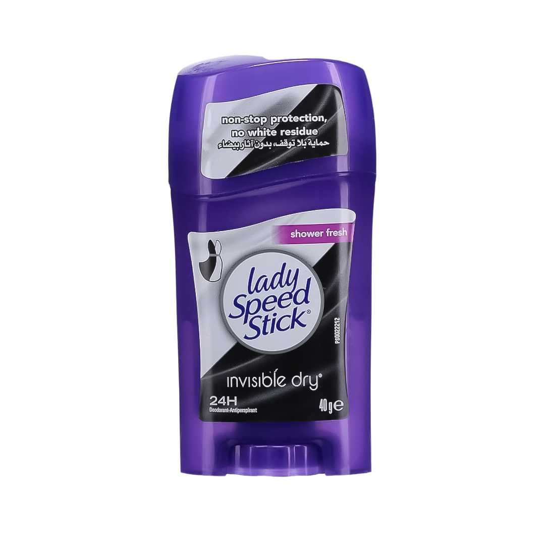 Lady Speed Stick Invisible Dry Shower Fresh Deodorant - 40g - Medaid