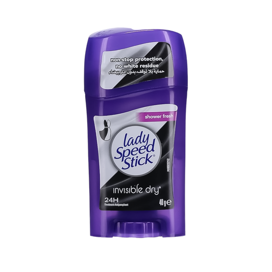 Lady Speed Stick Invisible Dry Shower Fresh Deodorant - 40g - Medaid