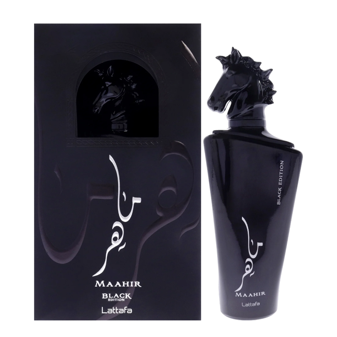 Lattafa Maahir Black Edition Eau De Parfum Pour Homme & Femme - 100ml - Medaid