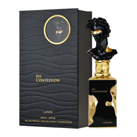 Lattafa His Confession Eau De Parfum Pour Homme - 100ml - Medaid