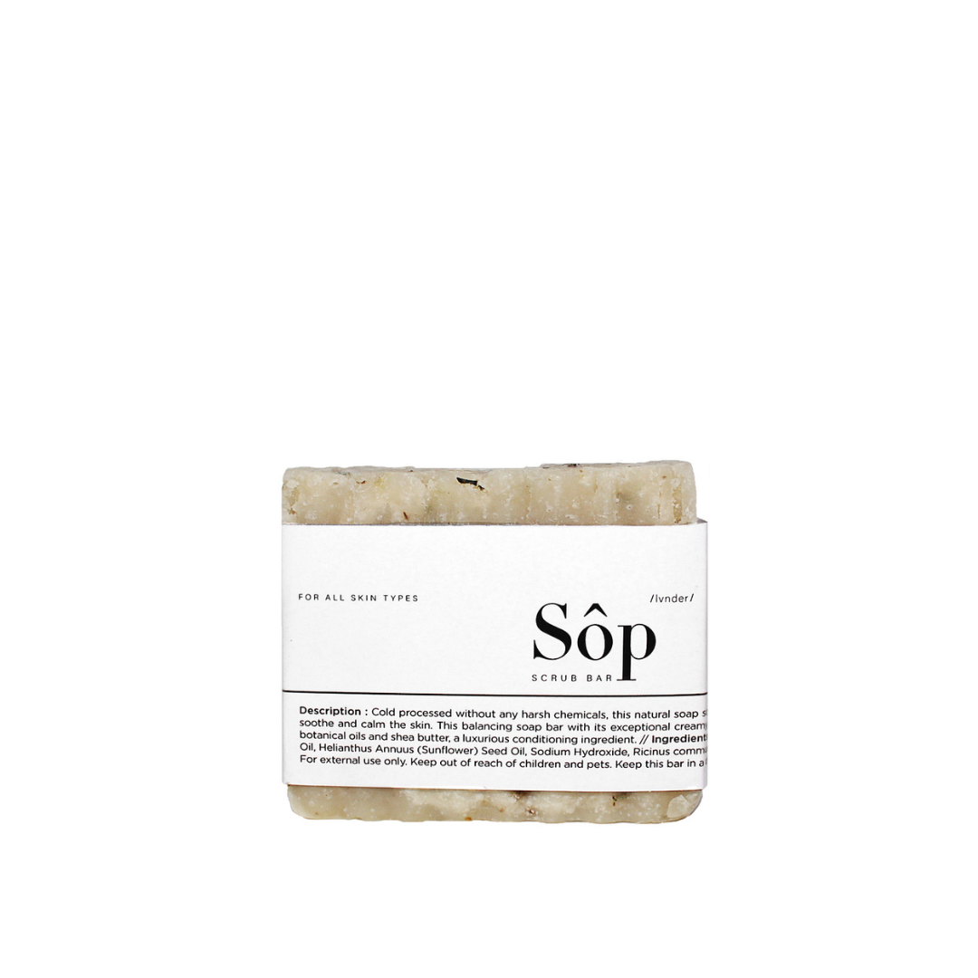 Atelier Beautanique Sop Lavender Scrub Bar - Medaid