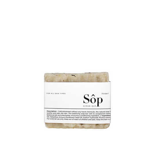 Atelier Beautanique Sop Lavender Scrub Bar - Medaid