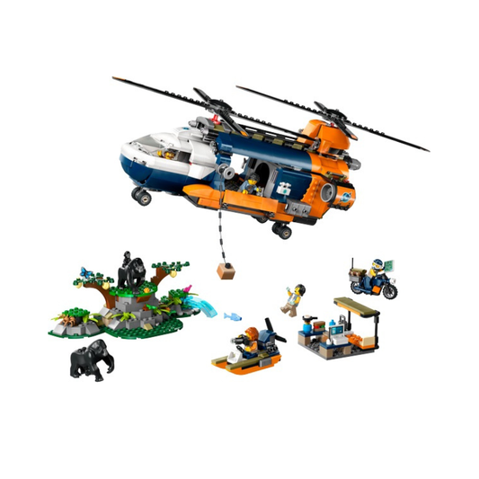 60437 Jungle Explorer Helicopter at Base Camp - Medaid International