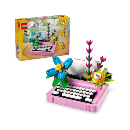 31169 Typewriter With Flowers V29 - Medaid International