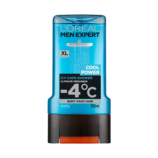 Loreal Men Expert Cool Power 3in1 Shower Gel For Men - 300ml - Medaid