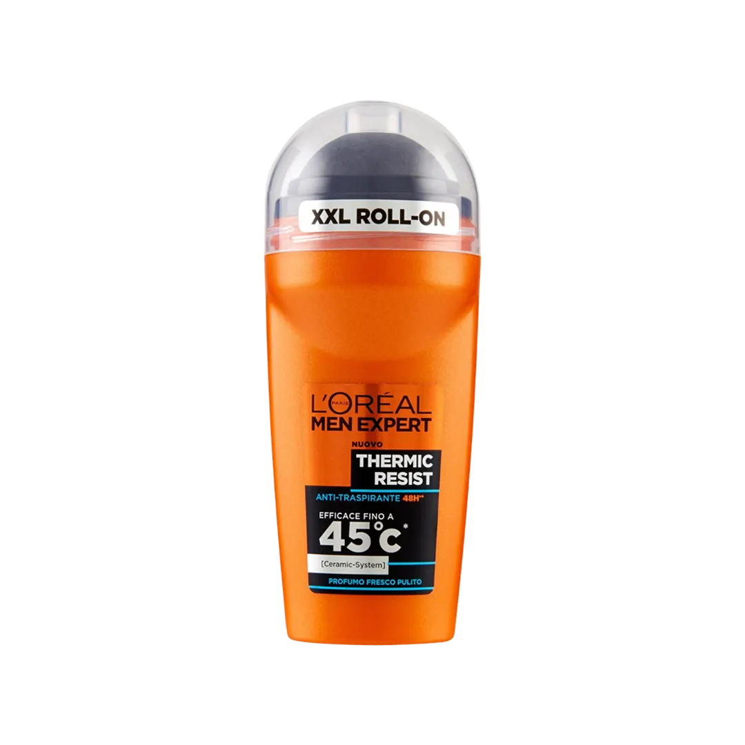 Loreal Men Expert Thermic Resist 45° Roll On Deodorant For Men - 50ml - Medaid