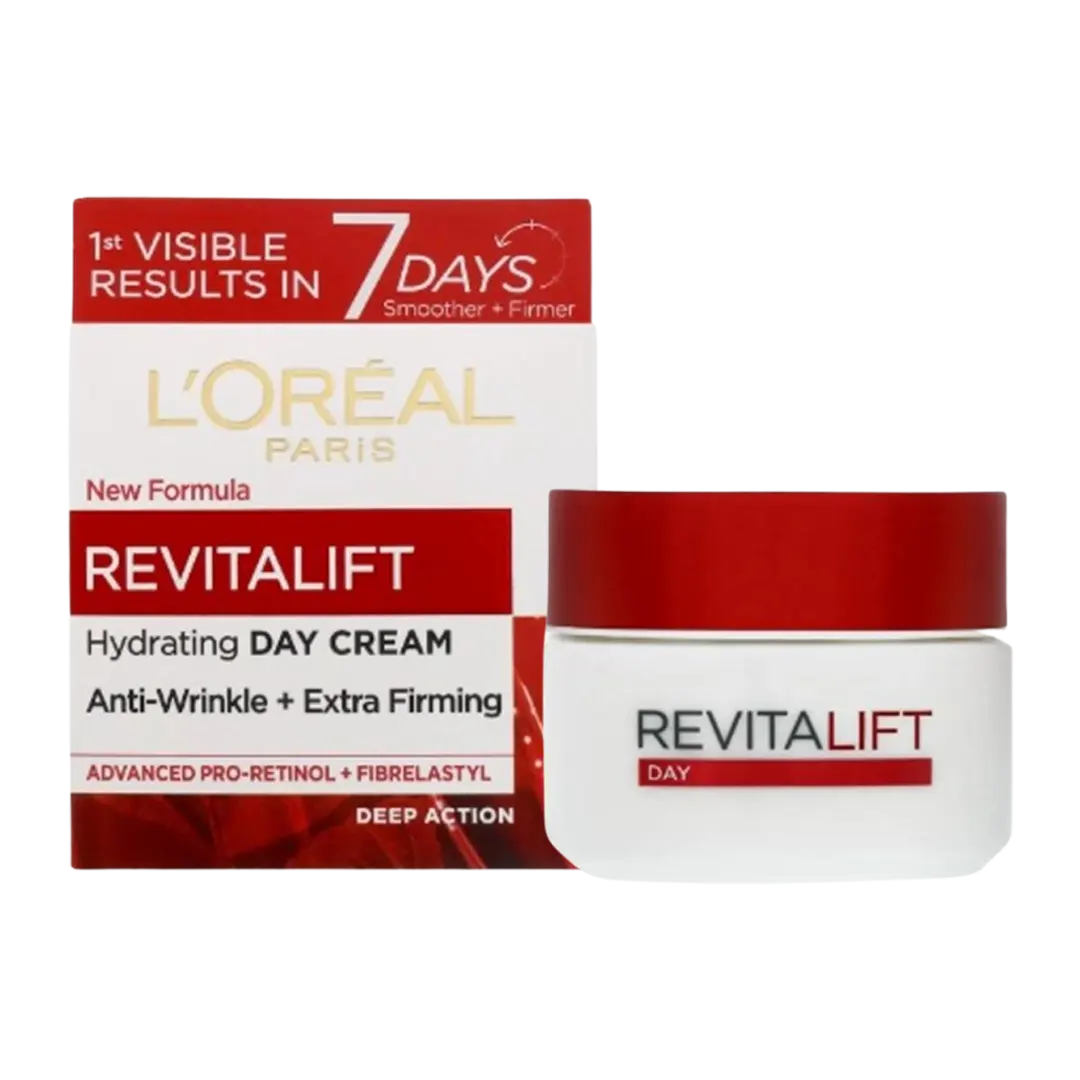 Loreal Revitalift Anti-Wrinkle & Hydrating Day Cream - 50ml - Medaid