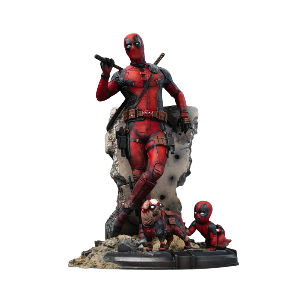 Deadpool - Deadpool & Wolverine - Art Scale 1/10 Figure By Iron Studio - Medaid International