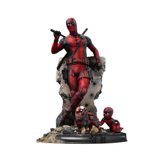 Deadpool - Deadpool & Wolverine - Art Scale 1/10 Figure By Iron Studio - Medaid International