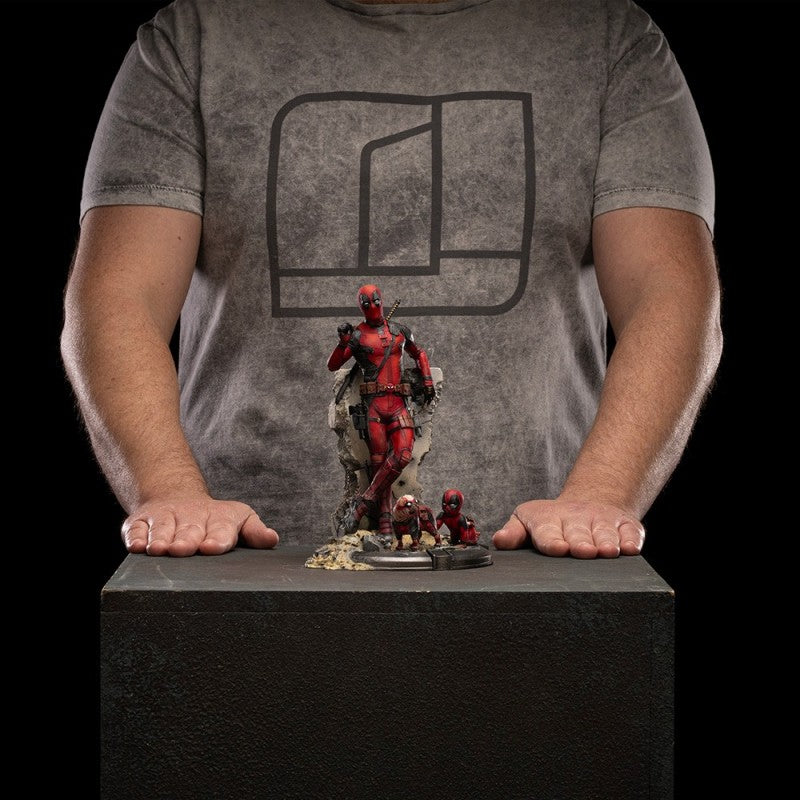 Deadpool - Deadpool & Wolverine - Art Scale 1/10 Figure By Iron Studio - Medaid International