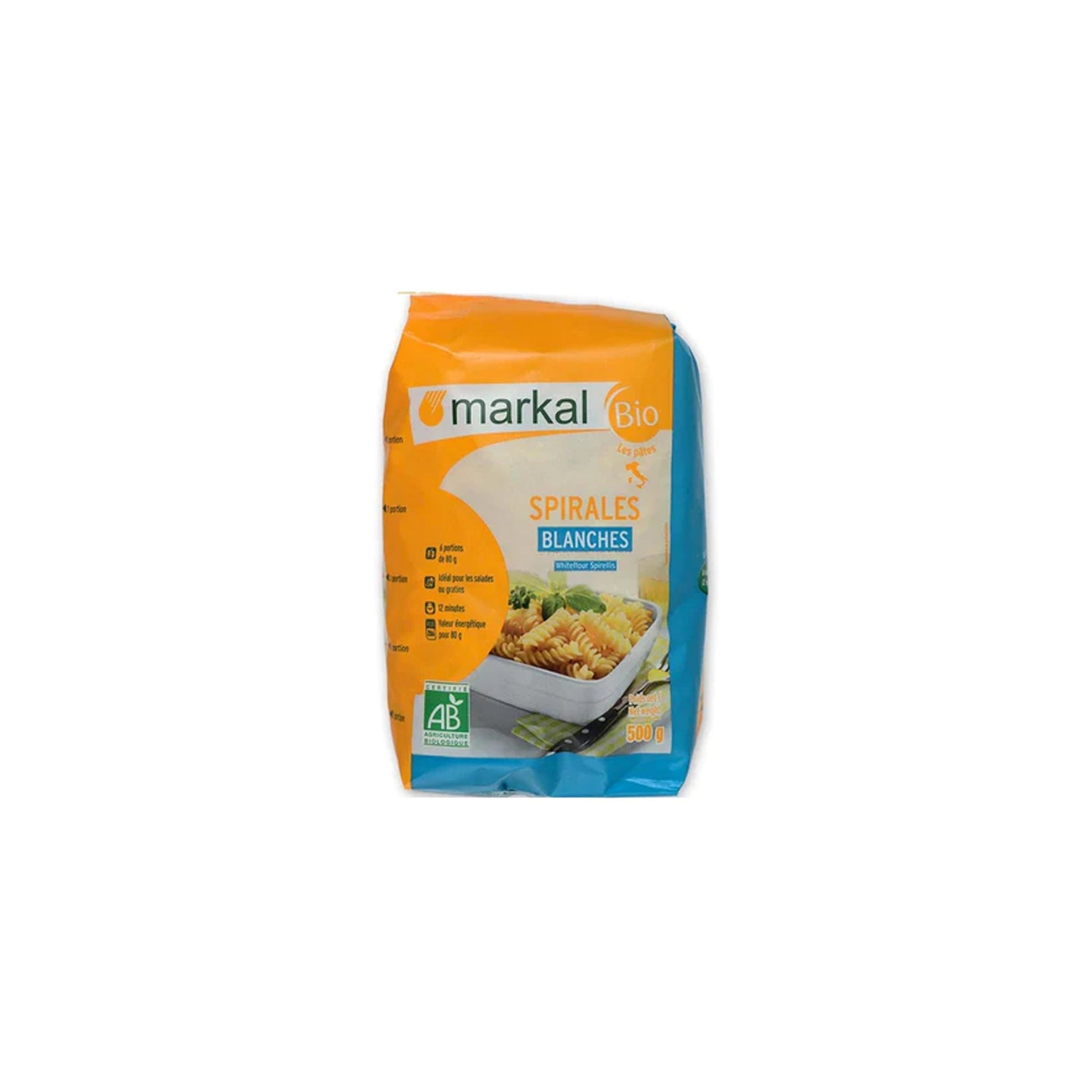 MARKAL WHITEFLOUR FUSILLI PASTA - Medaid International