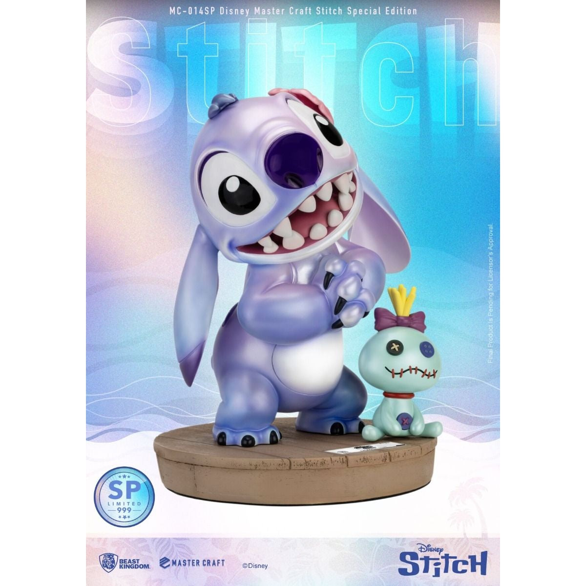 MC-014SP Disney Master Craft Stitch Special Edition Master Craft By Beast Kingdom - Medaid International