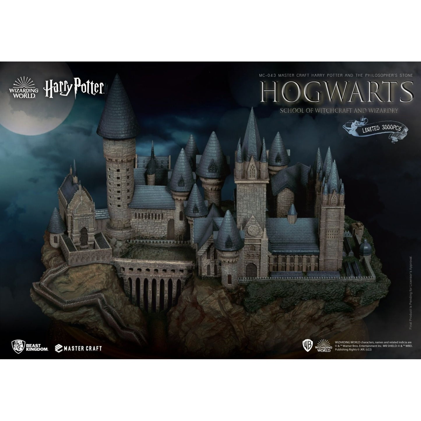 Harry Potter And The Philosopher's Stone Master Craft Hogwarts School Of Witchcraft And Wizardry (MC-043) by Beast Kingdom - Medaid International
