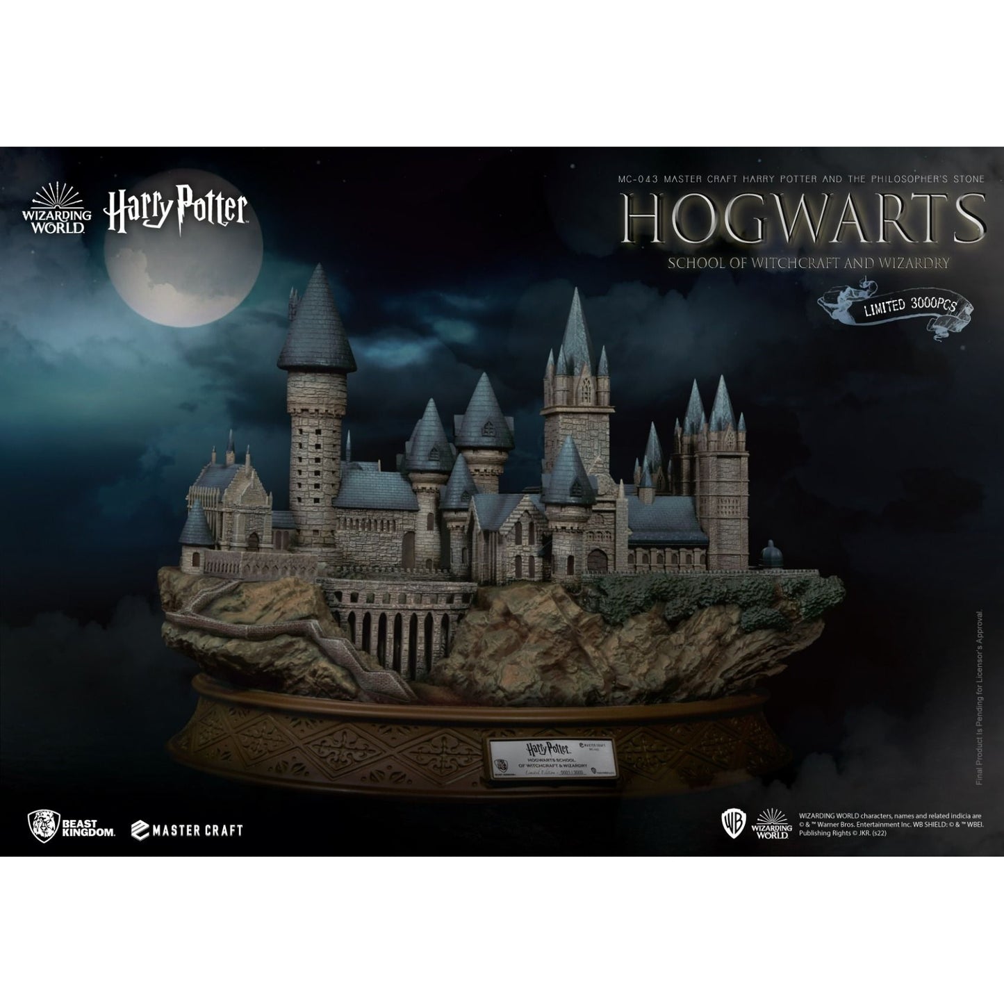 Harry Potter And The Philosopher's Stone Master Craft Hogwarts School Of Witchcraft And Wizardry (MC-043) by Beast Kingdom - Medaid International
