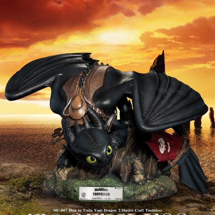 How to Train Your Dragon: The Hidden World Master Craft MC-067 Toothless Limited Edition Statue By Beast Kingdom - Medaid International