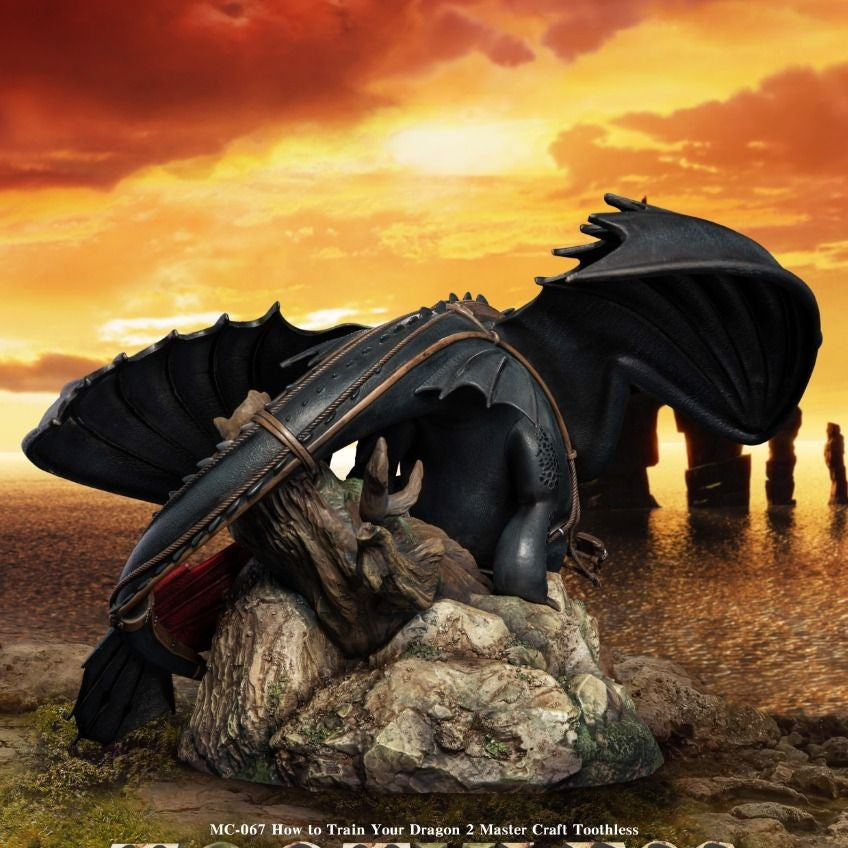 How to Train Your Dragon: The Hidden World Master Craft MC-067 Toothless Limited Edition Statue By Beast Kingdom - Medaid International