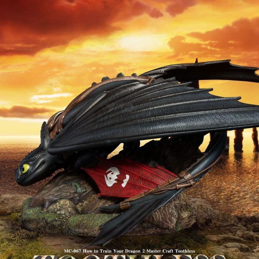 How to Train Your Dragon: The Hidden World Master Craft MC-067 Toothless Limited Edition Statue By Beast Kingdom - Medaid International