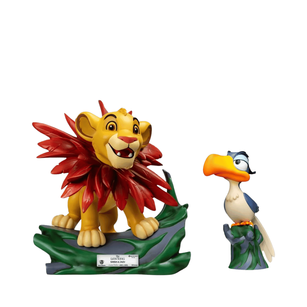 MC-092 The Lion King Master Craft Little Simba & Zazu Master Craft By Beast Kingdom - Medaid International