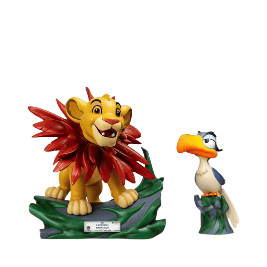 MC-092 The Lion King Master Craft Little Simba & Zazu Master Craft By Beast Kingdom - Medaid International