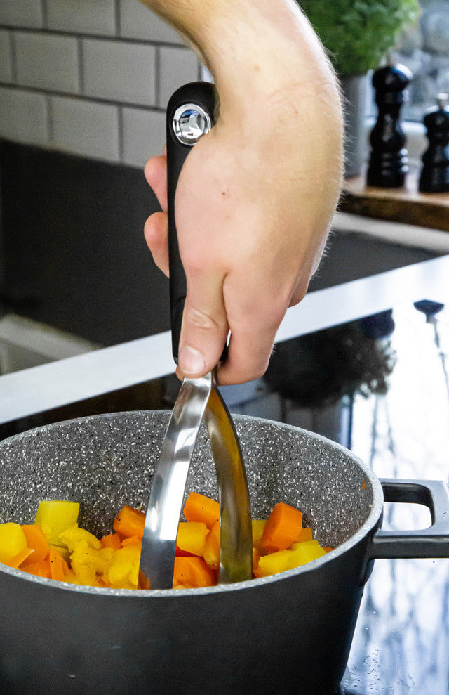 MasterClass Soft Grip Stainless Steel Masher - Medaid International