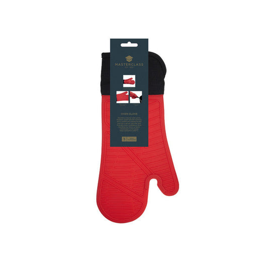 MasterClass Seamless Silicone Oven Glove With Cotton Sleeve - Medaid International