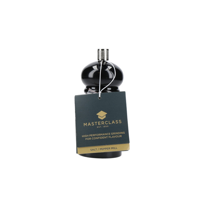 MasterClass Salt or Pepper Mill (12cm) - Black - Medaid International