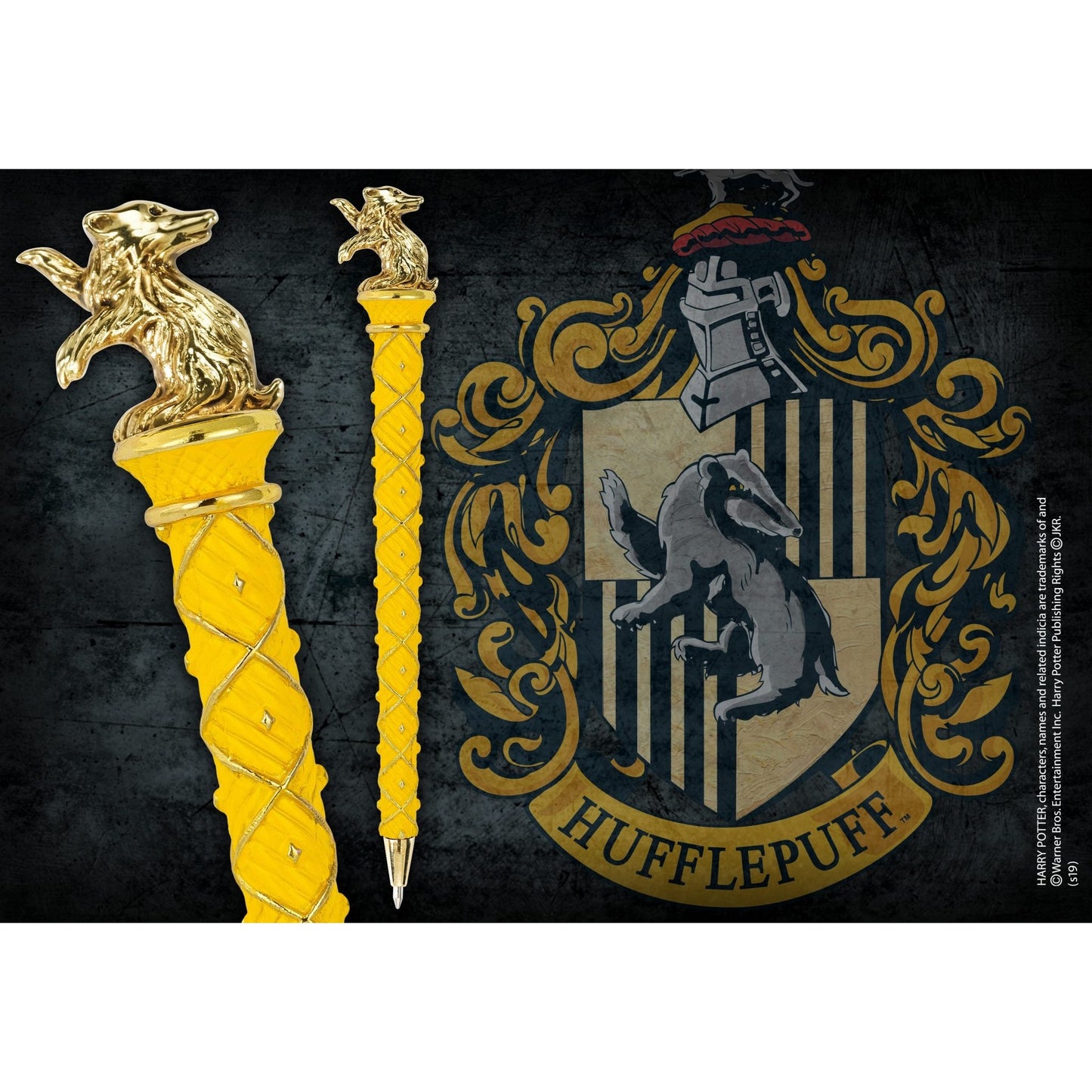 Noble: Harry Potter - Hufflepuff Gold Plated Pen - Medaid International