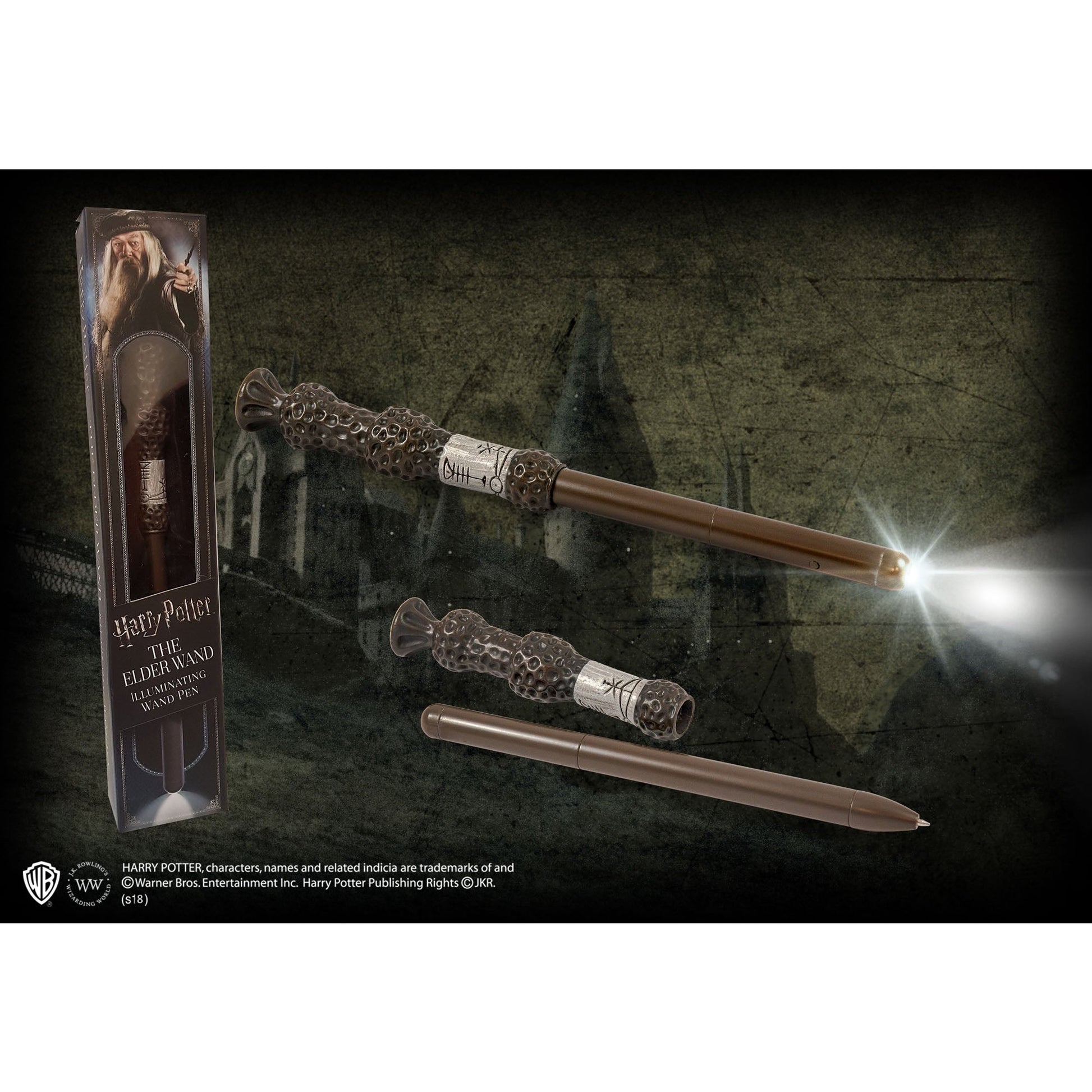 Noble: Harry Potter - Dumbledore Illuminating Wand Pen - Medaid International