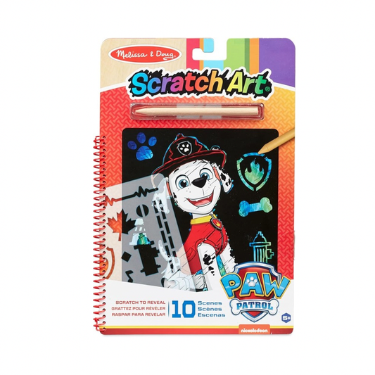 Melissa and Doug Paw Patrol Scratch Art Pad - Marshall - Medaid International