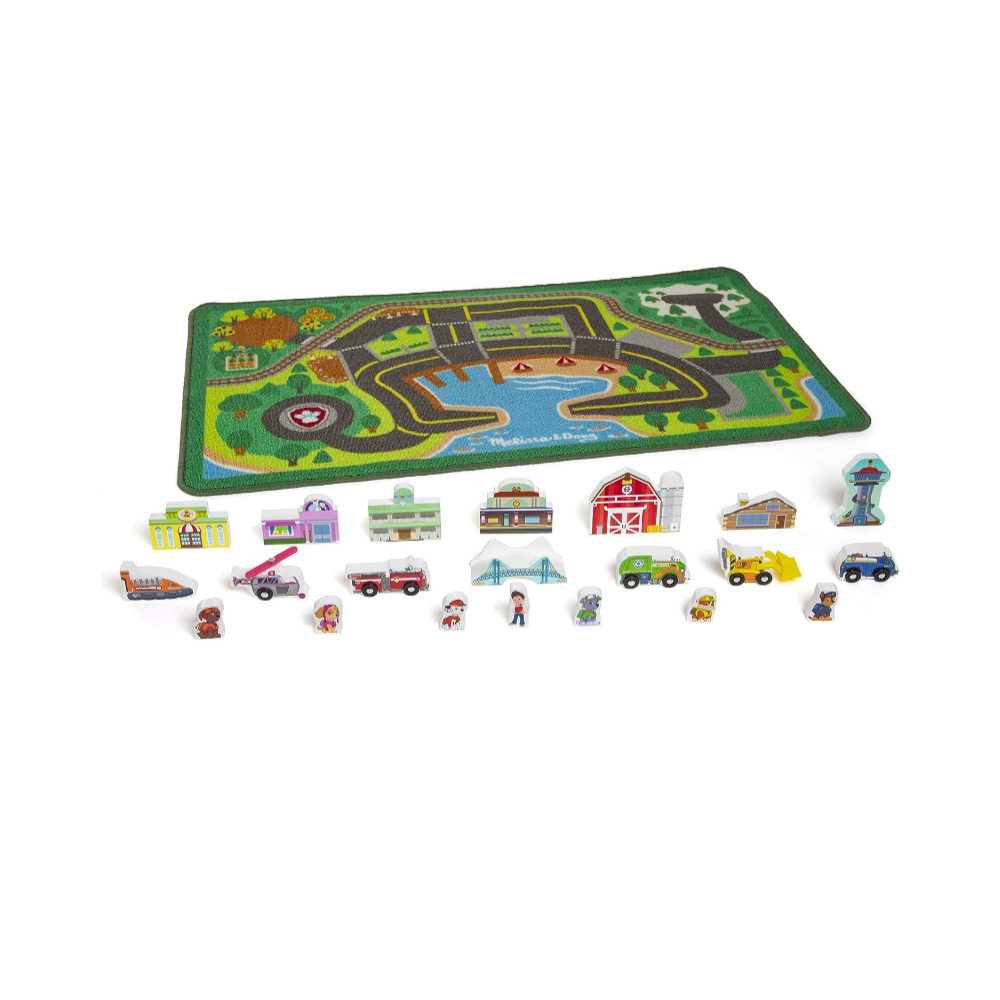 Melissa And Doug Paw Patrol Activity Rug - Adventure Bay - Medaid International
